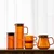 Hario Colors steklena skodelica Stack 300 ml, jantarna
