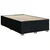 vidaXL Postelja boxspring z vzmetnico Črna 120 x 190 cm Blago