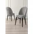 HANAH HOME Set 4 stolice Ritim Grey Black