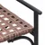 Vidaxl Vrtni Stol Rjava 110,5 x 79 x 75,5 cm poli ratan