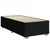 Vidaxl Box spring postelja z vzmetnico črna 80x200 cm blago