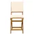 Vanjske bistro stolice 6 pcs Krem bijela 38 x 46 x 85 cm