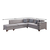 ATELIER DEL SOFA Ugaona garnitura West Left Cream