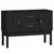 Komoda crna 110 x 40 x 78 cm od masivne borovine