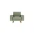 ATELIER DEL SOFA 1-Seat Sofa Sparrow 1 Sea Green Walnut