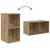 Set TV komoda Zidne 2 pcs Umjetnički hrast 37 x 37 x 72 cm
