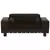 Sofa za pse smeđa 81 x 43 x 31 cm od pliša i umjetne kože