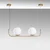 Opviq Luster Faruk-13711, 20-110cm, 2xE14, 90 cm Kabl, Zlatne boje