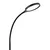 Globo 58503S - LED prigušiva dodirna podna lampa KALDERON LED/8W/230V crna