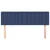 Vidaxl vidaXL Vzglavja za posteljo, 2 kosa, modra, 72x5x78/88 cm, blago