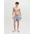 JACK & JONES Kratke kopalne hlače JPSTMAUI siva/bela