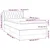 Vidaxl Box spring postelja z vzmetnico krem 100x200 cm blago