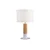 Stona lampa CARROL 1xE27/40W/230V bela/braon