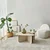 Hanah Home Set klub stolova Ballare, 2 komada, Prljavo beli