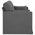 Vidaxl Kavč Temno siva 198 x 78 x 80 cm blago