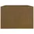 Den Klubska mizica medeno rjava 75x50x33,5 cm trdna borovina