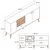 Hanah Home Komoda Napoli 180x81x35cm Orah