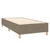 Vidaxl Box spring postelja z vzmetnico taupe 90x200 cm blago