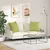 Jastučići za sofu 2 pcs Svijetlo zelena 60 x 60 cm tkanina