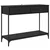 Konzolna stolica s ladicama Crni hrast 100 x 34,5 x 75 cm