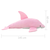 vidaXL Plišasta igrača delfin roza