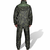 VIDAXL Moška Dvodelna Dežna obleka s Kapuco Kamuflažni Vzorec M