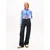 Tommy Jeans Pletena jopa modra/bela
