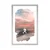 Plakat s paspartujem citat o fantaziji - Lloyd Alexander - 40x60 white