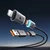 Mcdodo MCDODO USB-C KABEL USB 4V1 ZA HITRO POLNJENJE ZA IPHONE 14 MACBOOK 60W 1M