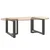 Noge za klub stolić T-oblika 2 kom antracit 70x25x(42-43) cm čelik