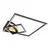 Plafonska lampa, mat crna, LED