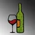 Wallity Zidna dekoracija Moss-Drink, 54x29cm, Šarena