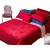 Fuanna Komplet posteljina, 4 dela, 230x229cm, Crvena