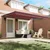 Okvir tende Tamno crvena 400 × 300 cm Poliester s PU premazom