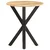 vidaXL Stranska mizica 48x48x56 cm trden mangov les