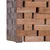 vidaXL Stolica Naravna 29 x 29 x 48 cm Trden predelan les