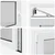 Prozor za podrum RISOR 100 x 70 cm PVC i staklo Bijela
