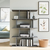 Hanah Home Harmon Anthracite Polica za knjige 90x25x127.4cm, Siva