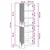 Set ormara 2 pcs Hrast sonoma Konstruirano drvo