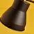 Opviq Stona lampa, Crna