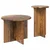 Set pomoćnih stolića 2 pcs Staro drvo Konstruirano drvo