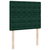 vidaXL Box spring postelja z vzmetnico temno zelena 120x200 cm žamet