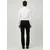 Elit Muške keper pantalone Regular Fit Bi-Stretch udobnost, Crne