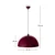 Brilagi - LED luster na sajli METALO 1xE27/40W/230V O 40 cm bordo/bakarna