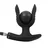 Rimba Electro Play E-Stim Stretching Anal Plug with Pump Bi-Polar Black