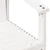 Vidaxl Vrtni stol bel 62x56x77 cm trdna borovina