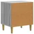 Noćni ormar s ladicama 2 pcs Siva sonoma 43 x 34,5 x 48 cm