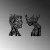 WALLXPERT Zidna dekoracija Tree Man And Woman 325