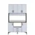 Hanah Home Višenamenska komoda JE169-3260, 120 x198.6 x38 cm, Bela