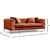 Atelier del Sofa Dvosed Como 197x73x90cm Narandžasti